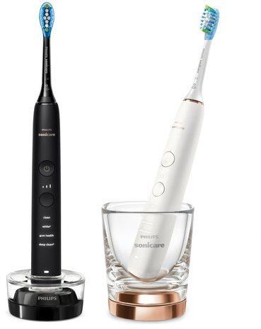 Elektromos fogkefe Philips Sonicare DiamondClean (új generációs) Black és Rosegold HX9914/57