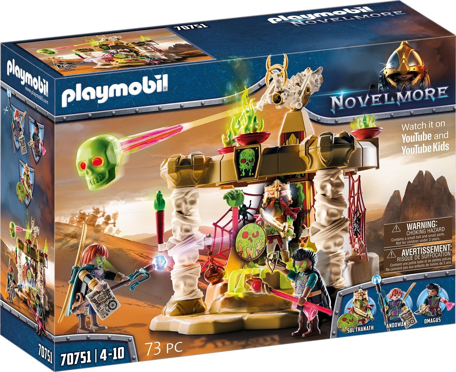 Építőjáték Playmobil 70751 Sal'ahari Sands - Csontvárhadsereg temploma