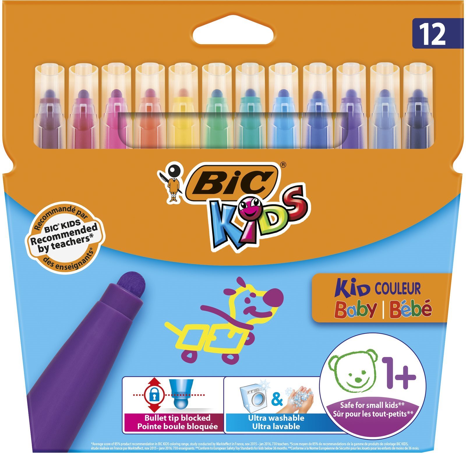 Filctoll BIC Baby 12 szín