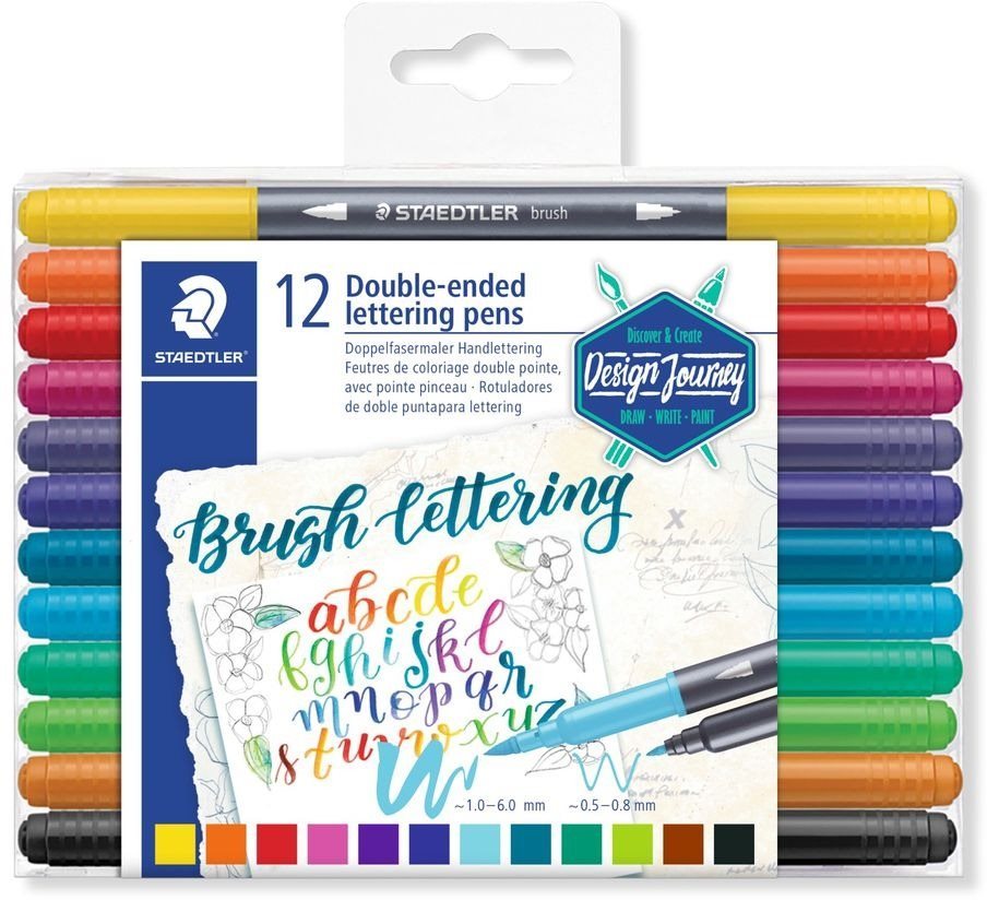 Filctoll Staedtler Brush letter Duo - készlet