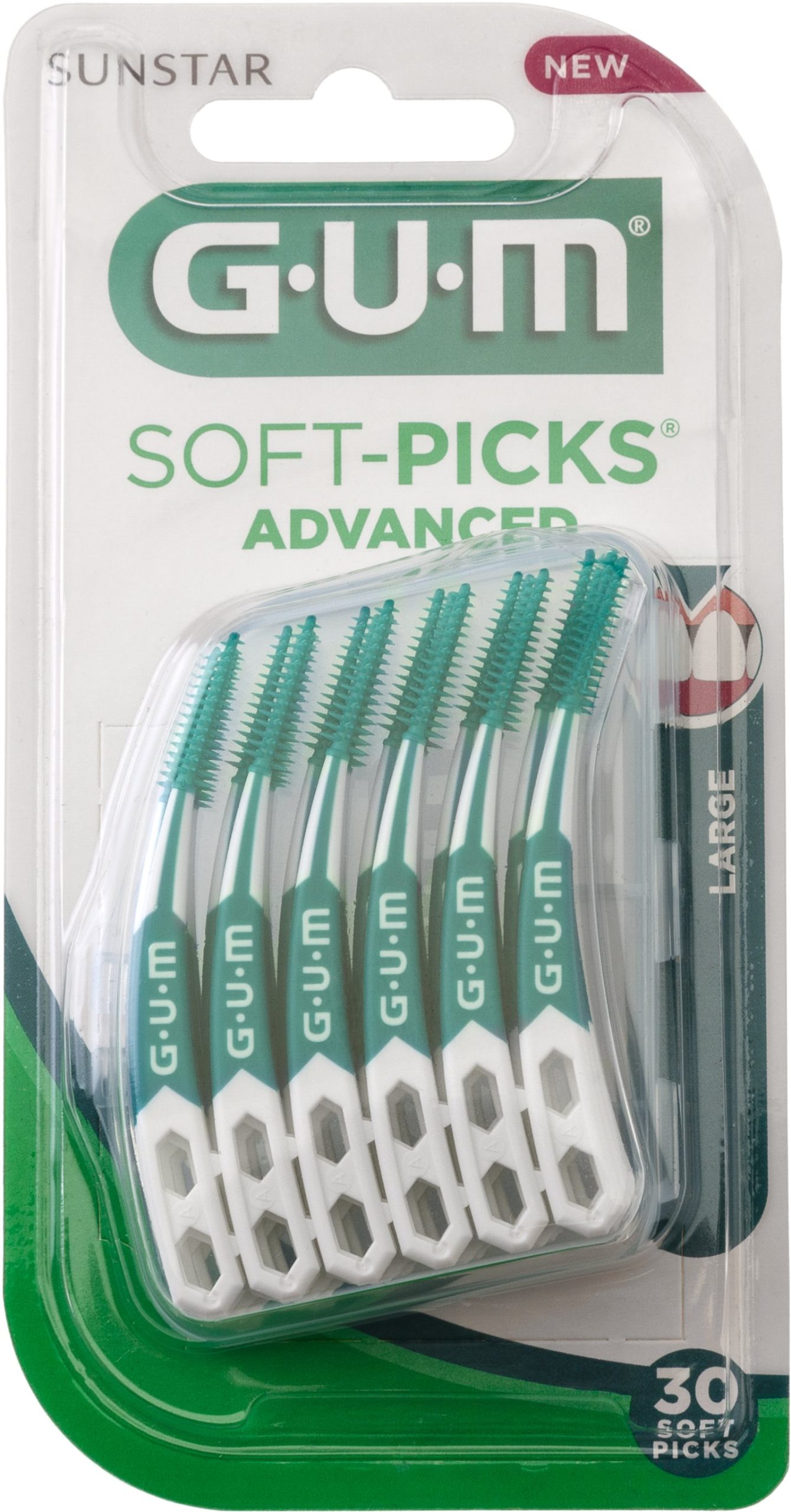 Fogköztisztító kefe GUM Soft-Picks Advanced Large masszázs 30 db