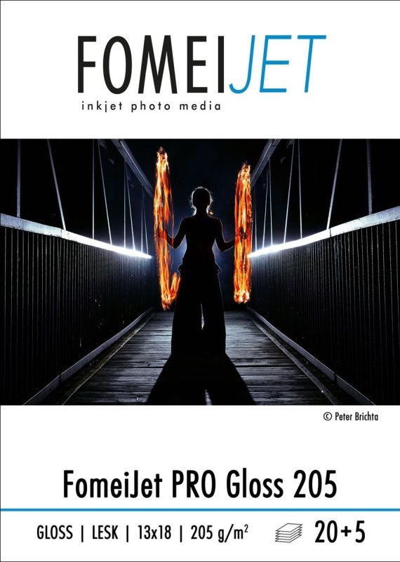 Fotópapír Fomei Jet Gloss 205 13 x 18 - 20 db + 5 db ingyen