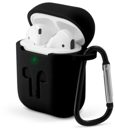 Fülhallgató tok Epico OUTDOOR COVER Airpods Gen 1/2 - fekete