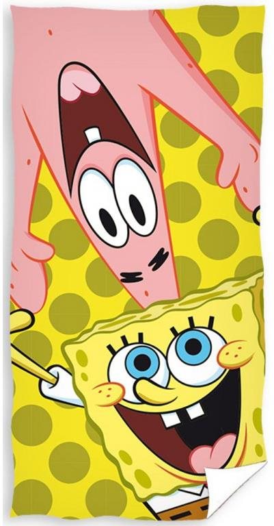 Gyerek fürdőlepedő CARBOTEX Spongya Bob és Patrick 70×140 cm