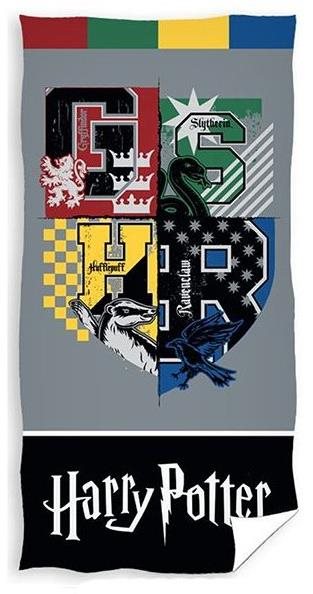 Gyerek fürdőlepedő CARBOTEX gyerek fürdőlepedő Harry Potter Címerek 70×140 cm