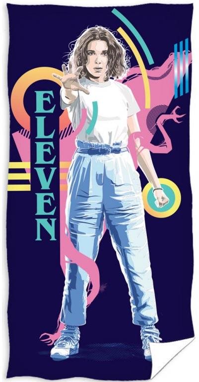 Gyerek fürdőlepedő CARBOTEX gyerek fürdőlepedő Stranger Things Eleven 70x140 cm