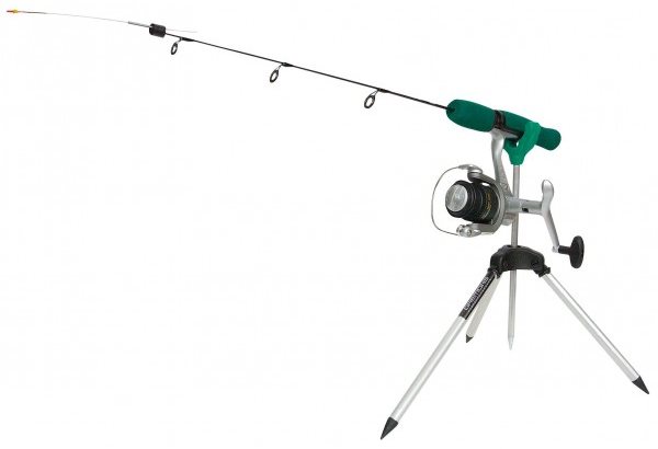 Horgászbot állvány Daemons Ice Fishing Tripod háromlábú állvány lékhorgászathoz