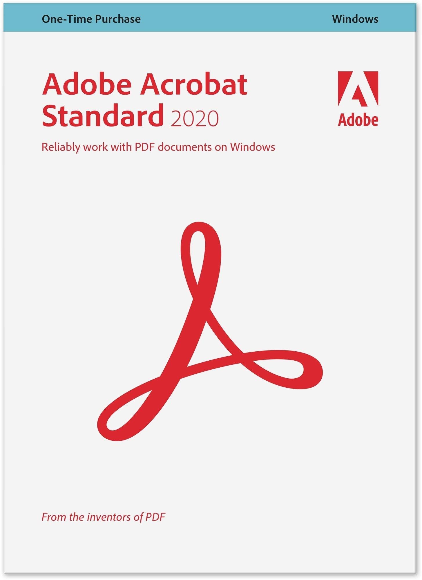 Irodai szoftver Adobe Acrobat Standard 2020