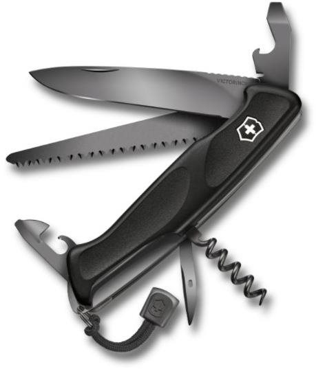 Kés VICTORINOX zsebkés RANGER GRIP 55 ONYX BLACK