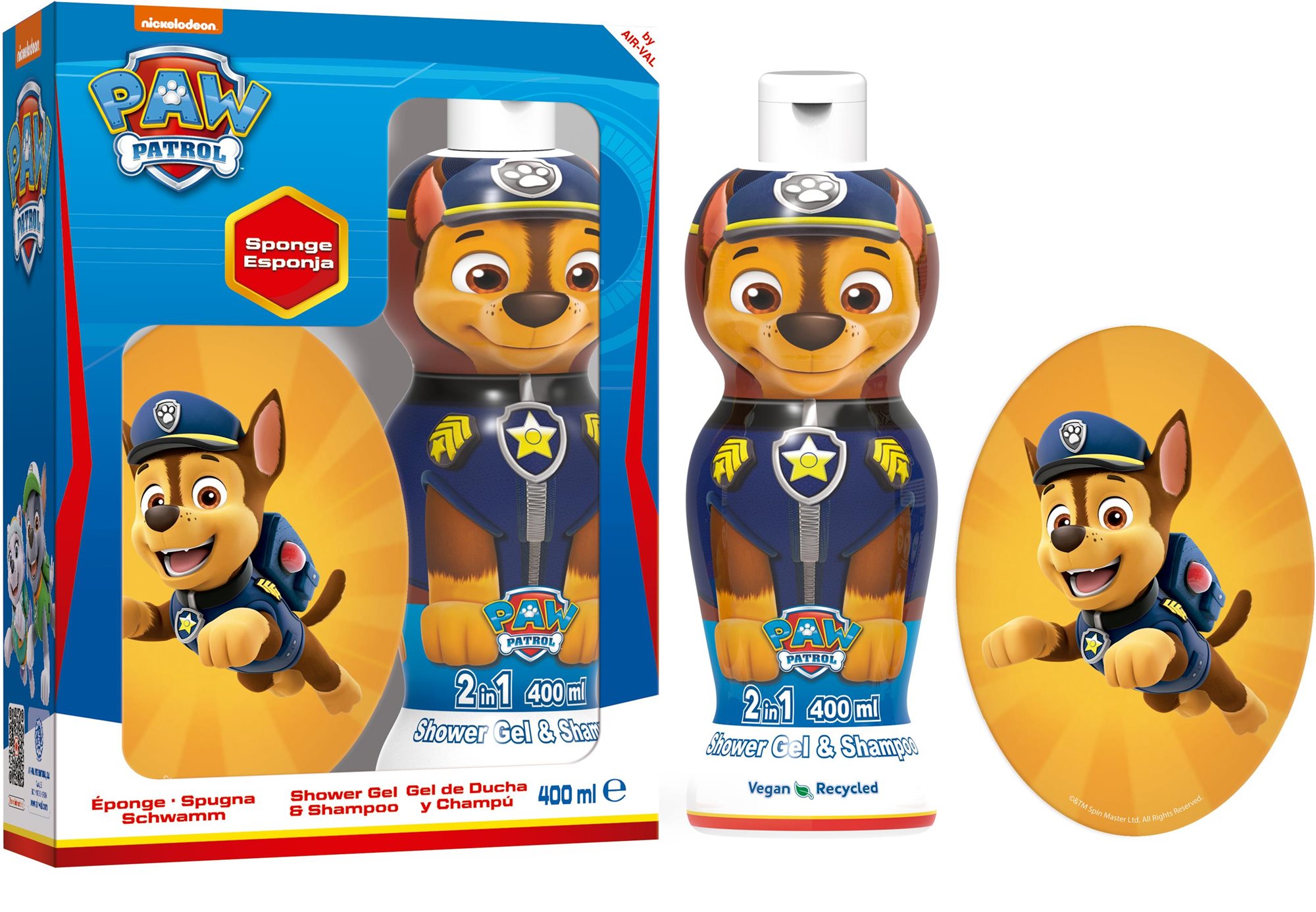 Kozmetikai ajándékcsomag AIRVAL Paw Patrol Ajándékszett Chase