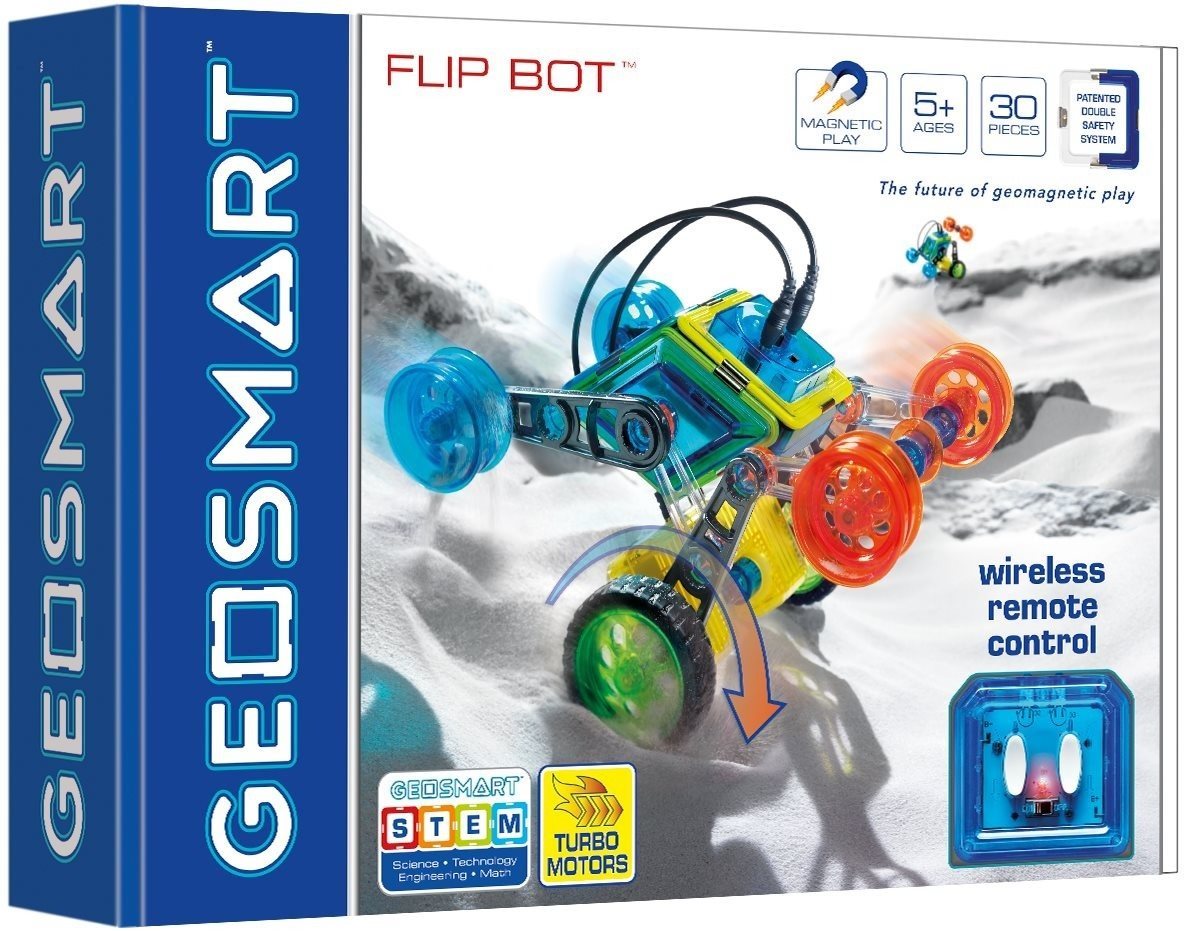 Mágneses építőjáték GeoSmart Flip bot