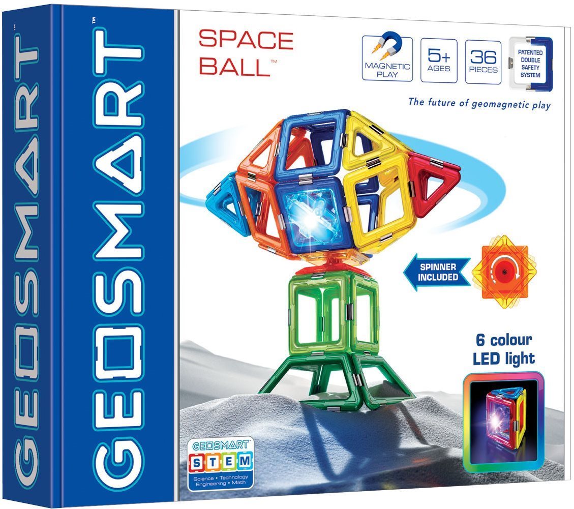 Mágneses építőjáték GeoSmart Space Ball