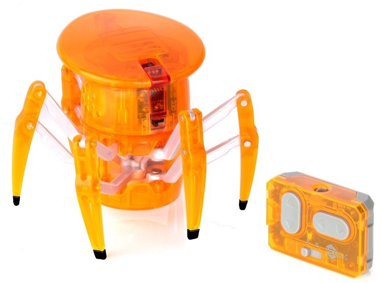 Mikrorobot Hexbug Pók - narancsszín