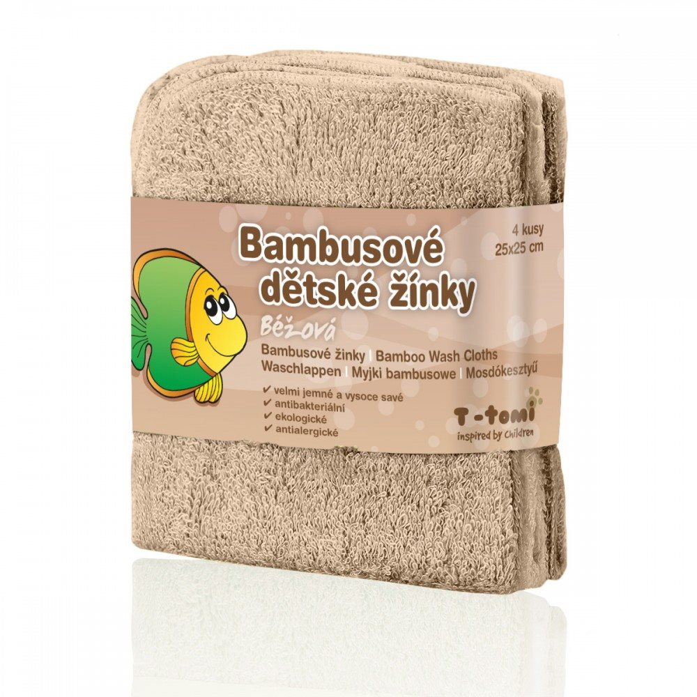 Mosdókesztyű T-tomi Mosdókendő beige