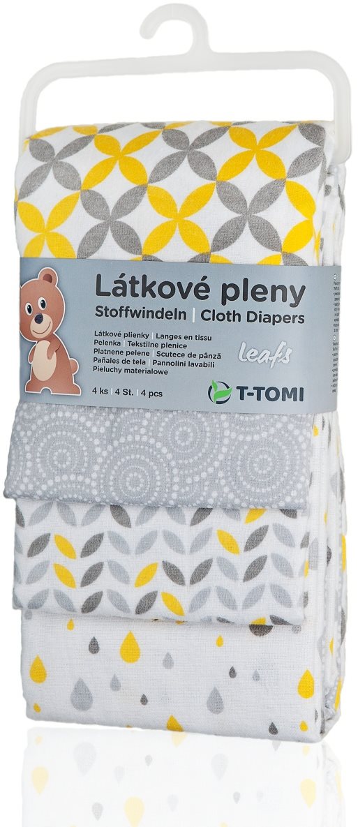 Mosható pelenka T-tomi textil pelenka leafs