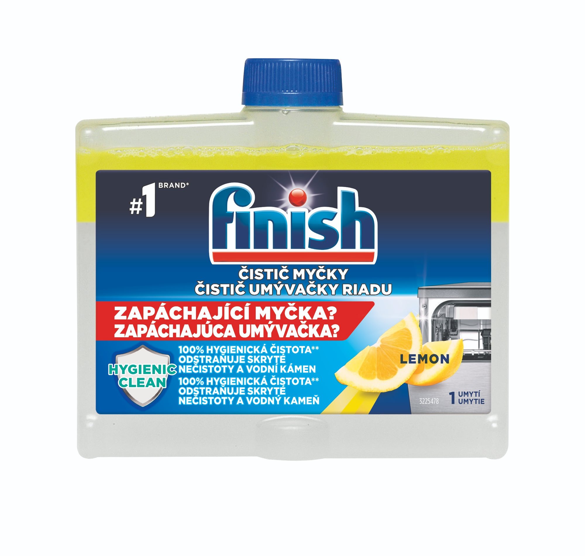 Mosogatógép tisztító FINISH Lemon mosogatógép tisztító