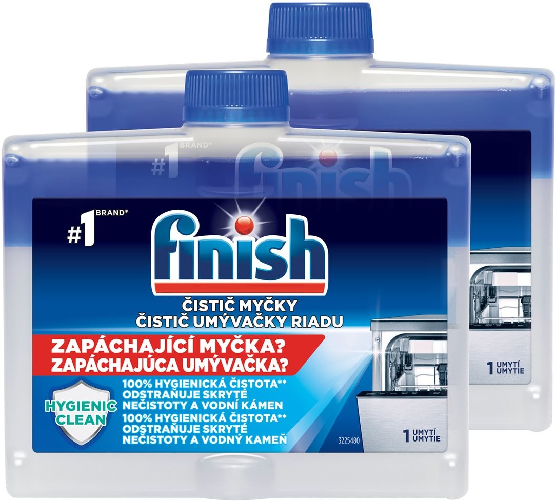 Mosogatógép tisztító FINISH mosogatógép tisztító DUO 250 ml