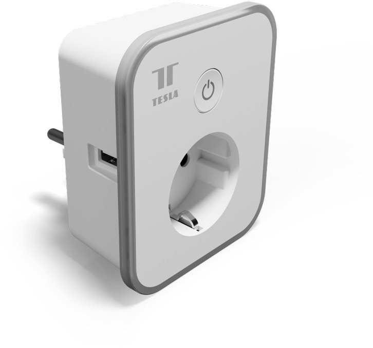 Okos konnektor Tesla Smart Plug 2 USB