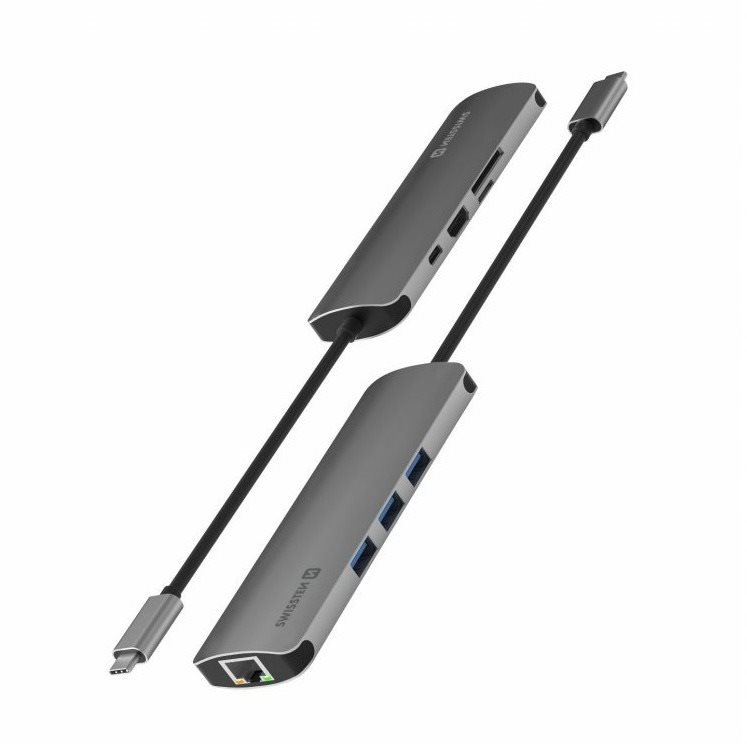 Port replikátor Swissten USB-C HUB 8-IN-1 (USB-C PD