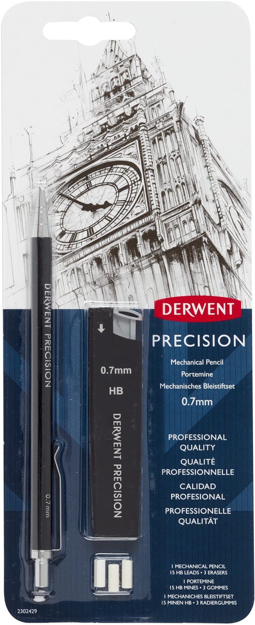 Rotring ceruza DERWENT Precision Mechanical Pencil Set készlet 0