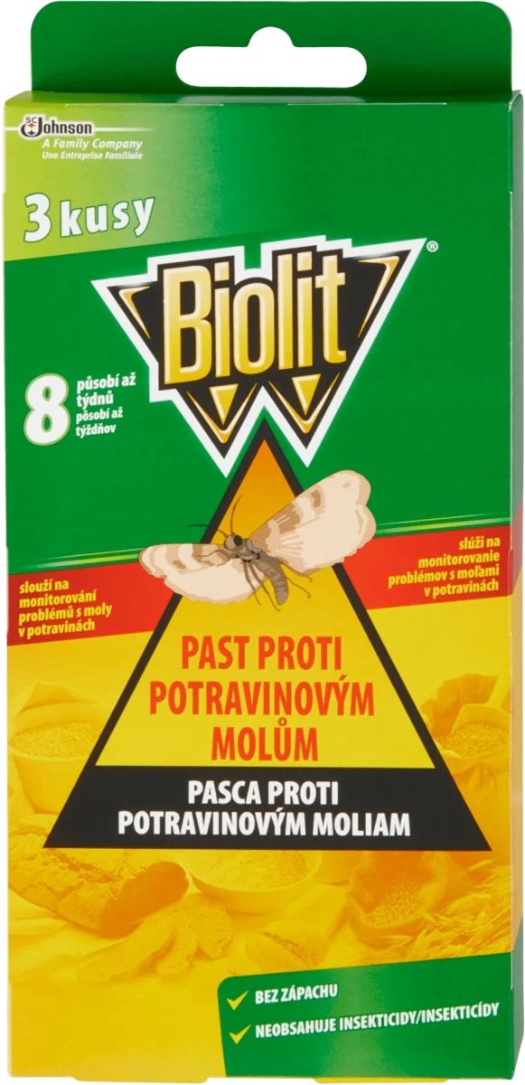 Rovarcsapda BIOLIT ételmoly csapda 3 db