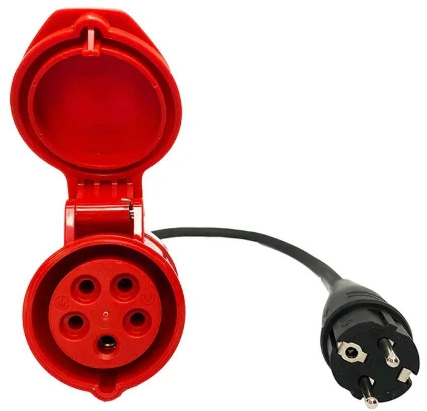 Töltő állomás CEE 16A adapter - CEE 32A 5p - 3F