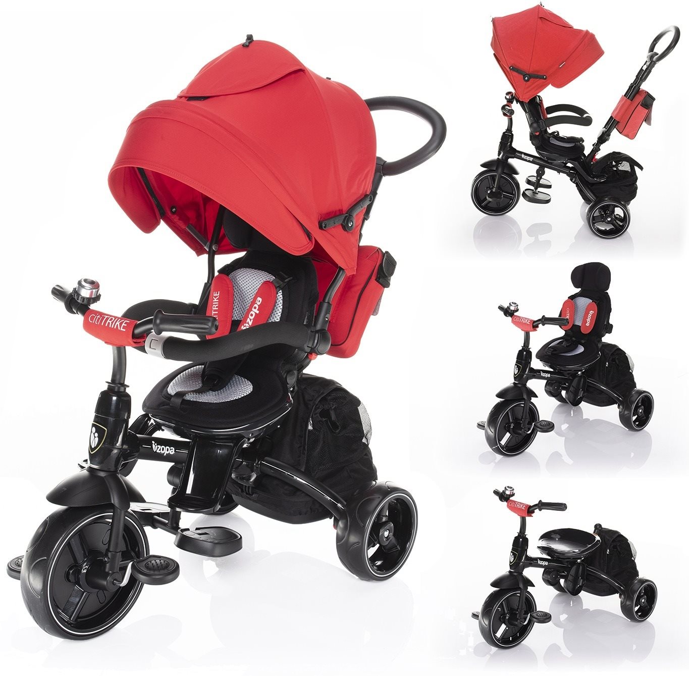 Tricikli ZOPA Citi Trike Chilli Red