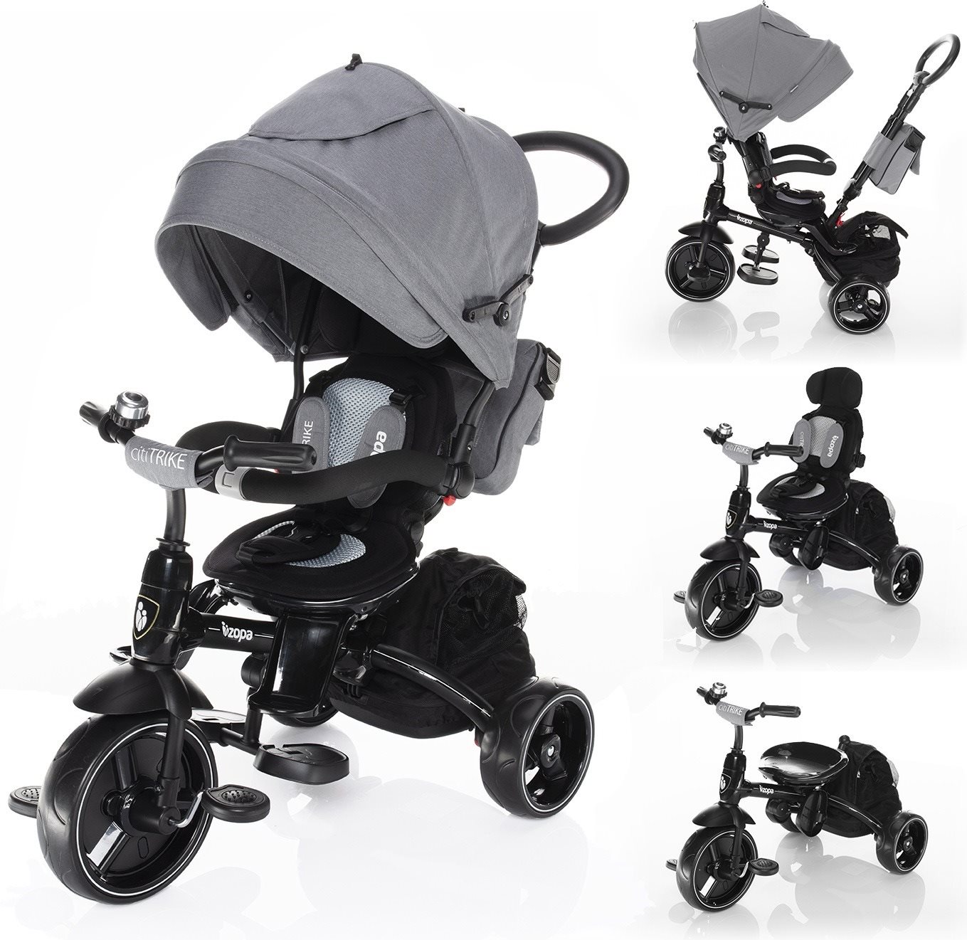 Tricikli ZOPA Citi Trike Foggy Grey