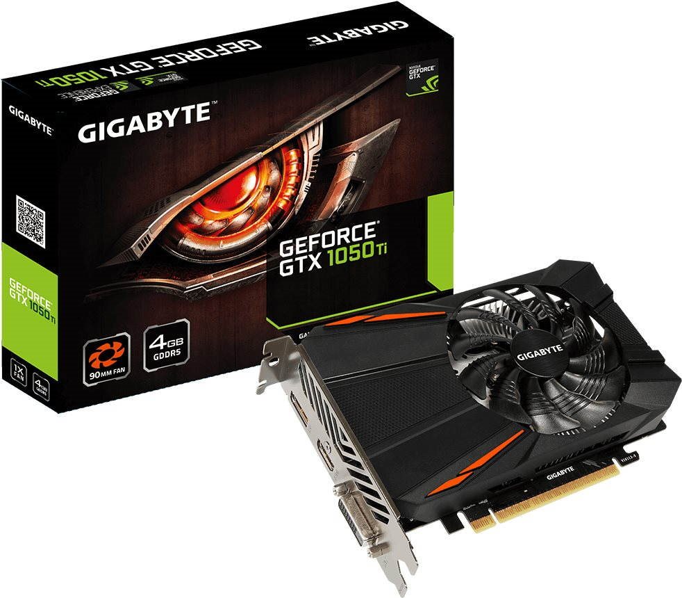 Videókártya GIGABYTE GeForce GTX 1050 Ti D5 4G