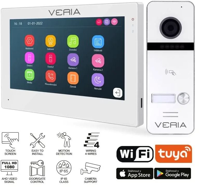 Videótelefon VERIA 3001-W (Wi-Fi) Videótelefon szett