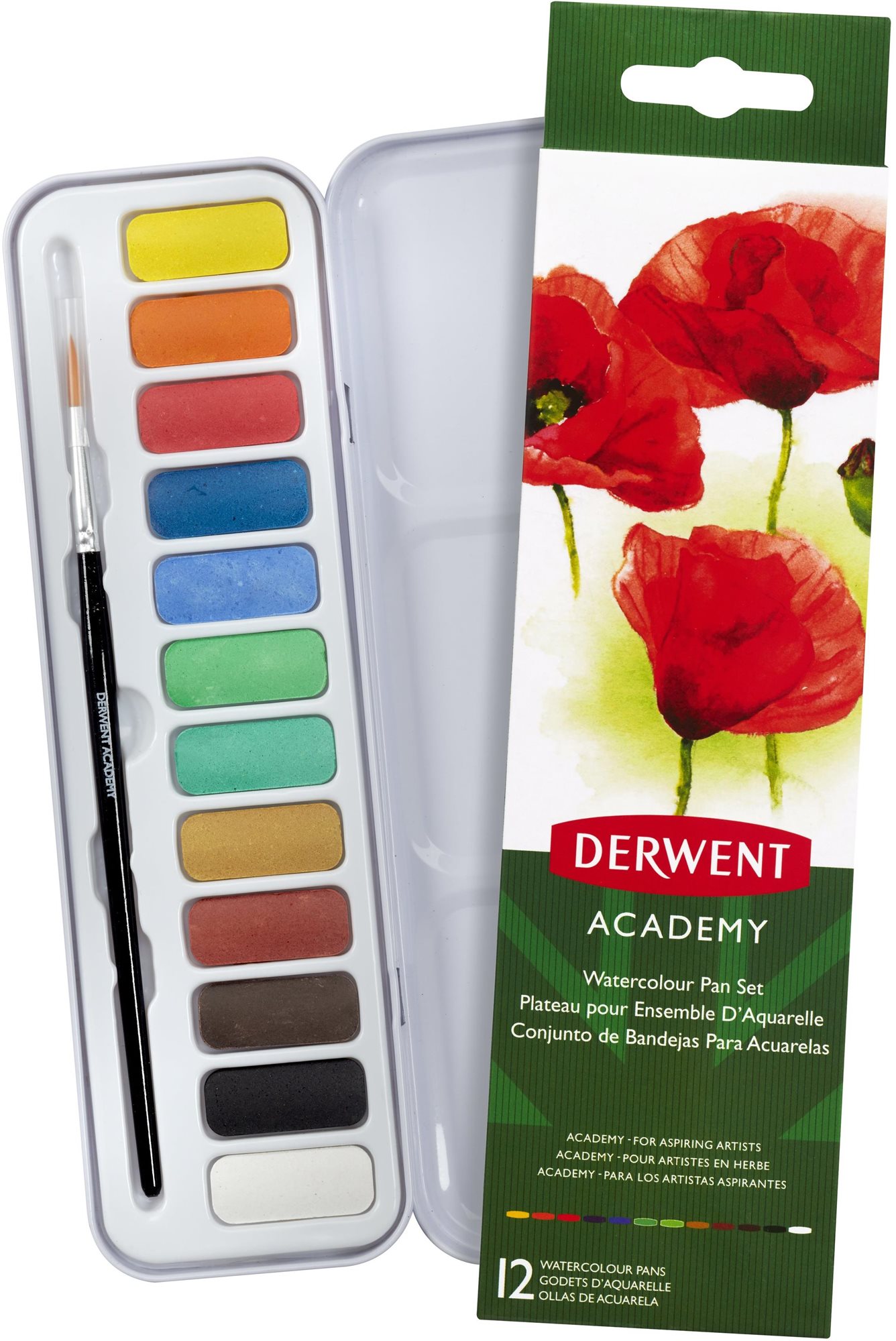 Vízfesték DERWENT Academy Watercolour Pan Set