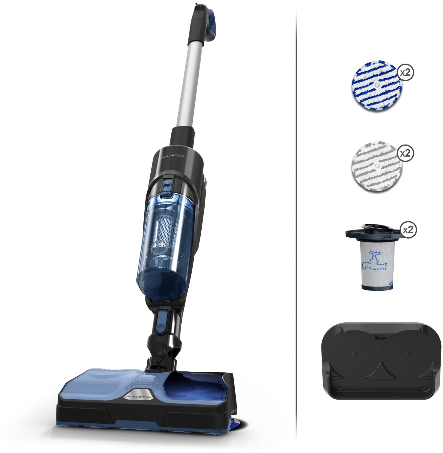 Álló porszívó Rowenta GZ3038WO X-Combo 3 az 1-ben Cordless Vacuum & Mop Allergy+