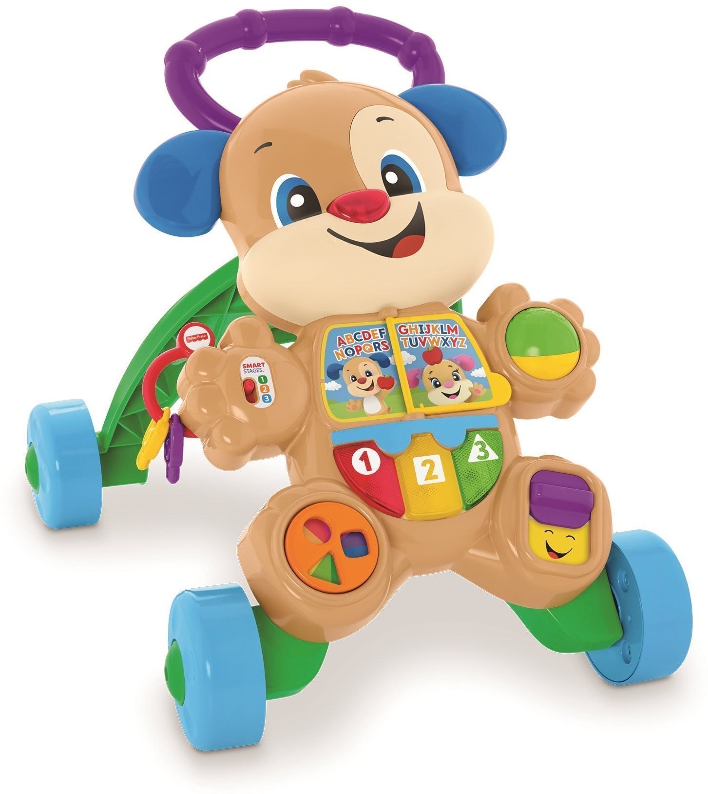 Bébikomp Fisher-Price kutyusos járássegítő