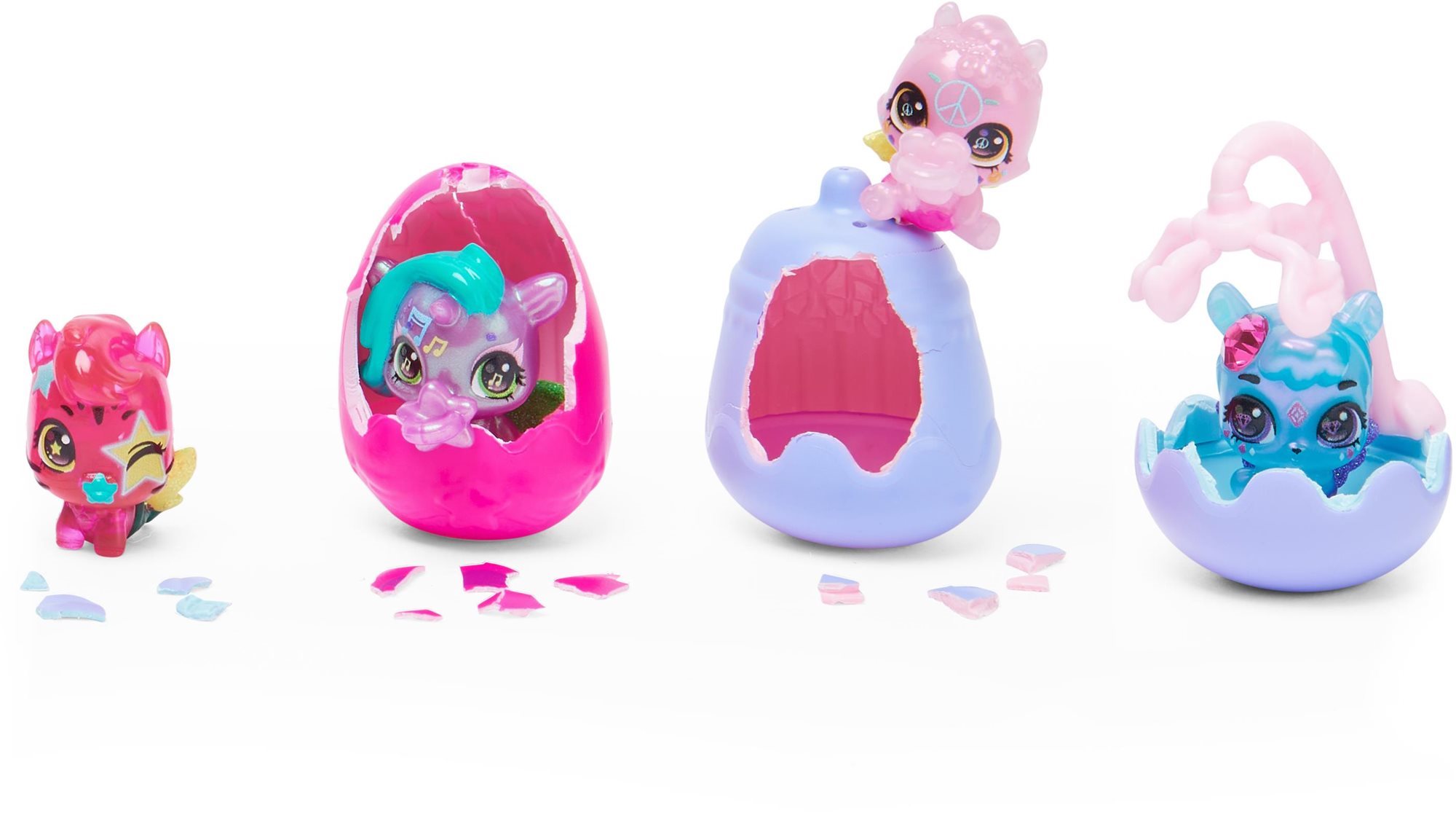 Figurák Hatchimals Sparkly Babies Négyes csomag