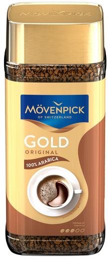 Kávé MÖVENPICK of SWITZERLAND GOLD OriginalInstant 200g