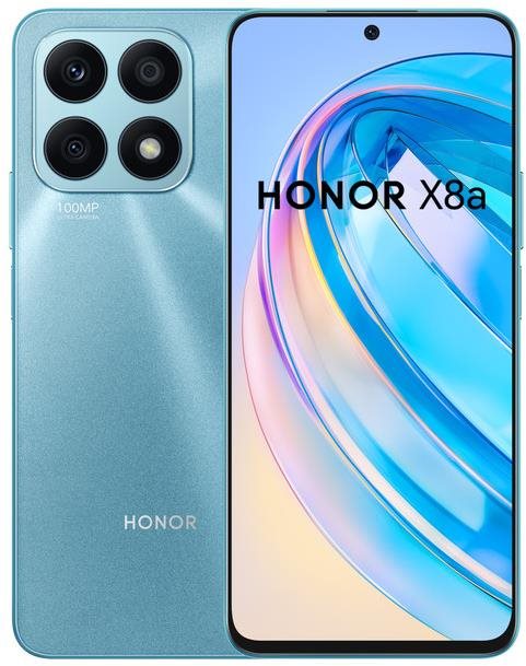 Mobiltelefon Honor X8a 6 GB/128 GB kék