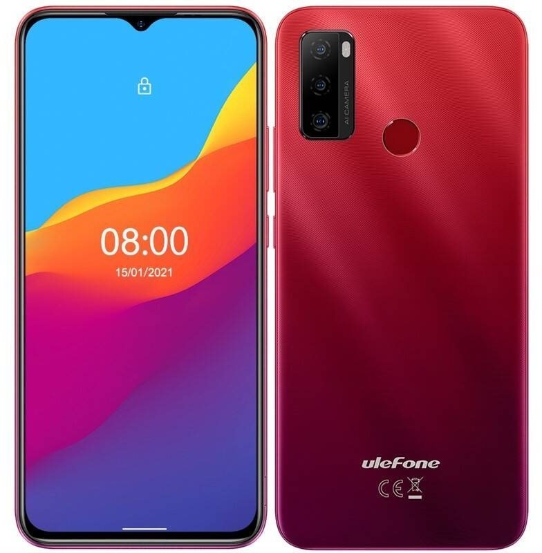 Mobiltelefon UleFone Note 11P piros