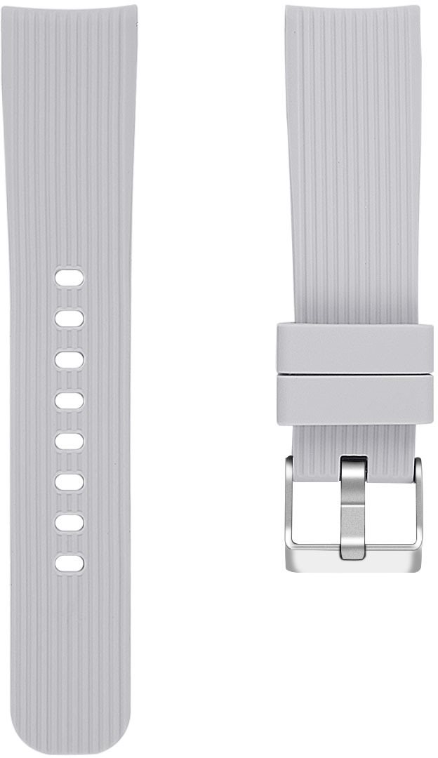 Szíj Eternico Essential Vertical Grain Silver Buckle universal Quick Release 20mm ezüst