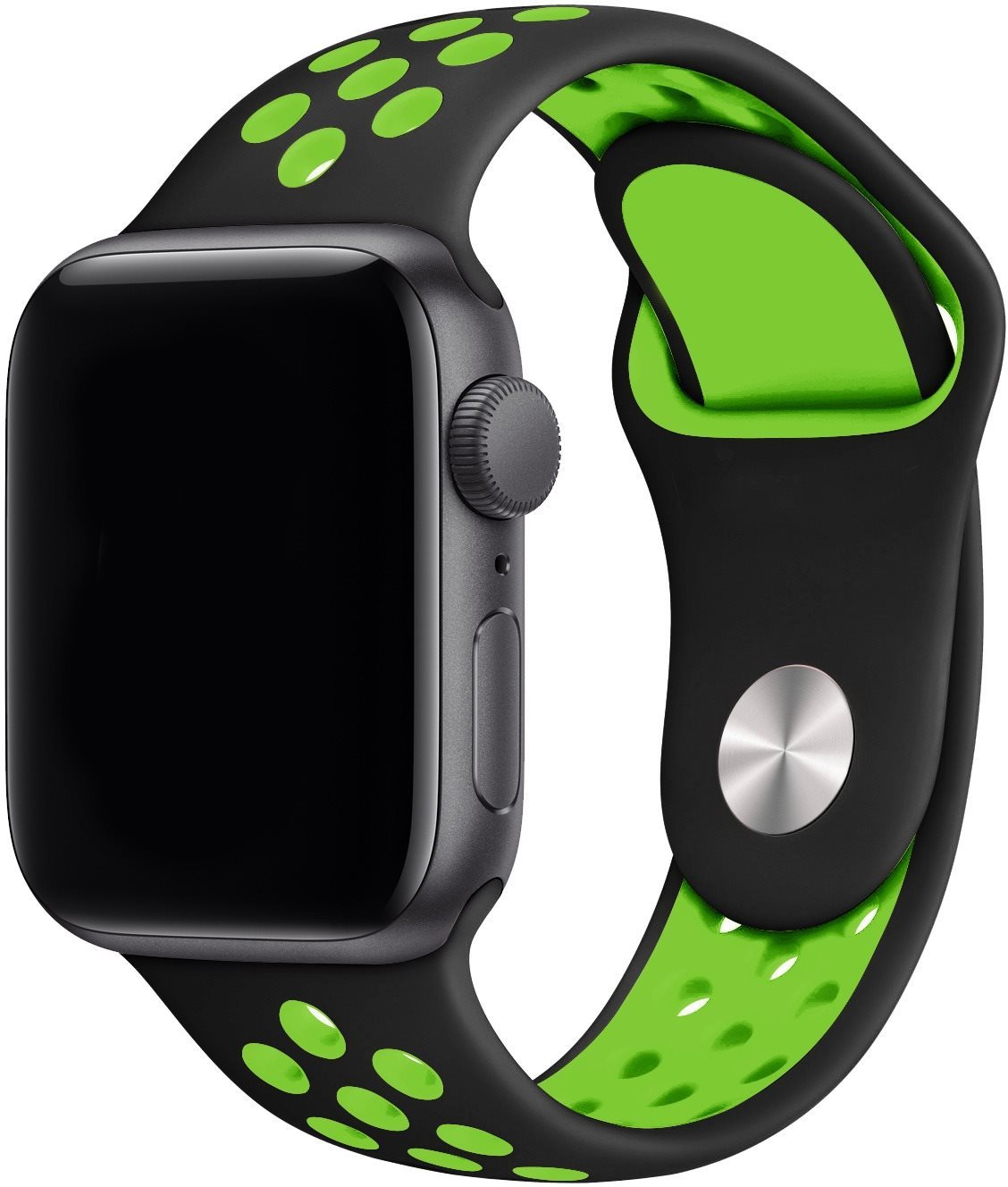 Szíj Eternico Sporty Apple Watch 38mm / 40mm / 41mm  Vibrant Green and Black