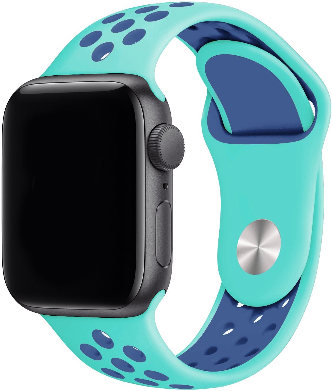 Szíj Eternico Sporty Apple Watch 42mm / 44mm / 45mm  Sky Blue and Aquamarine