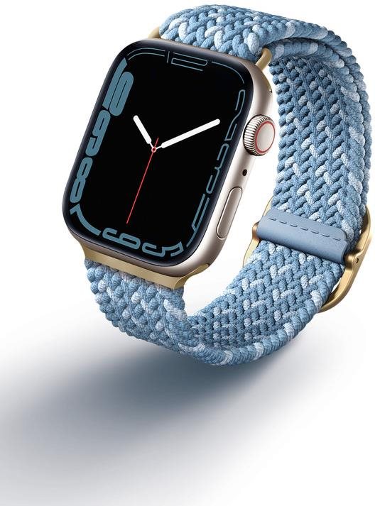 Szíj Uniq Aspen Designer Edition Szíj az Apple Watch 38/40/41mm okosórához - kék