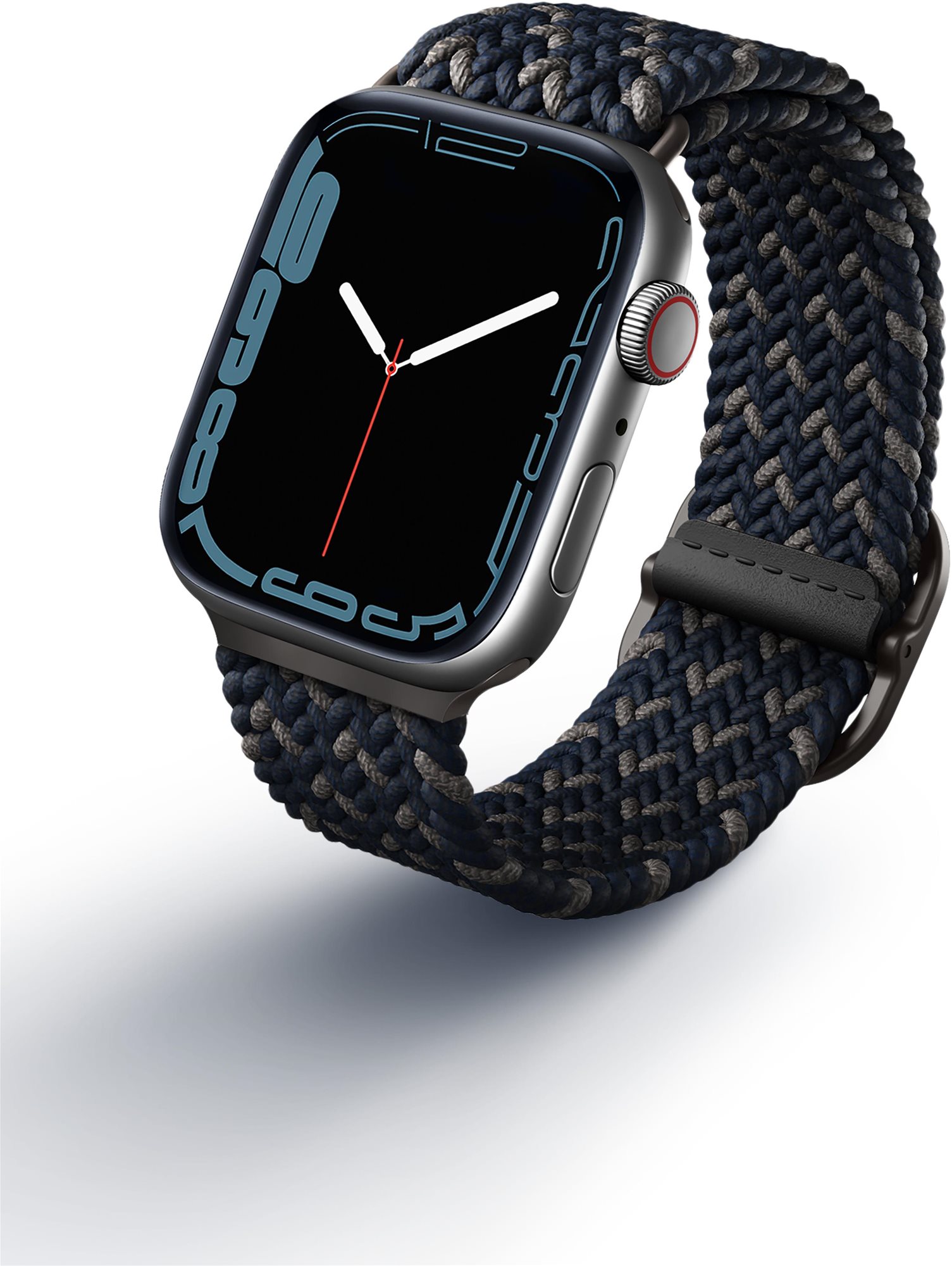 Szíj Uniq Aspen Designer Edition Szíj az Apple Watch 42/44/45/Ultra 49mm okosórához - sötétkék