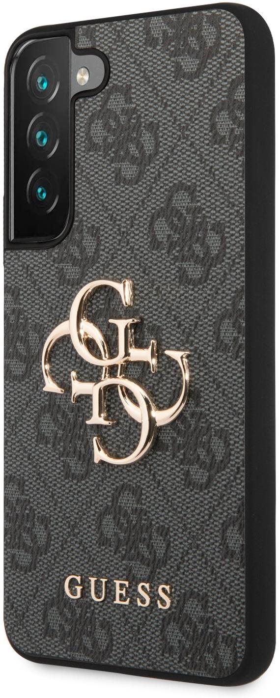 Telefon tok Guess PU 4G Metal Logo hátlapi tok Samsung Galaxy S23 készülékhez