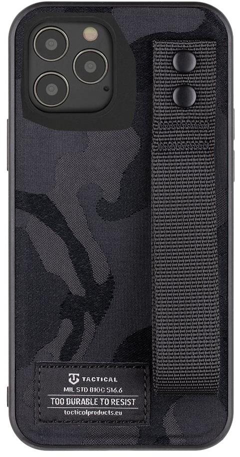 Telefon tok Tactical Camo Troop Apple iPhone 12/12 Pro fekete tok