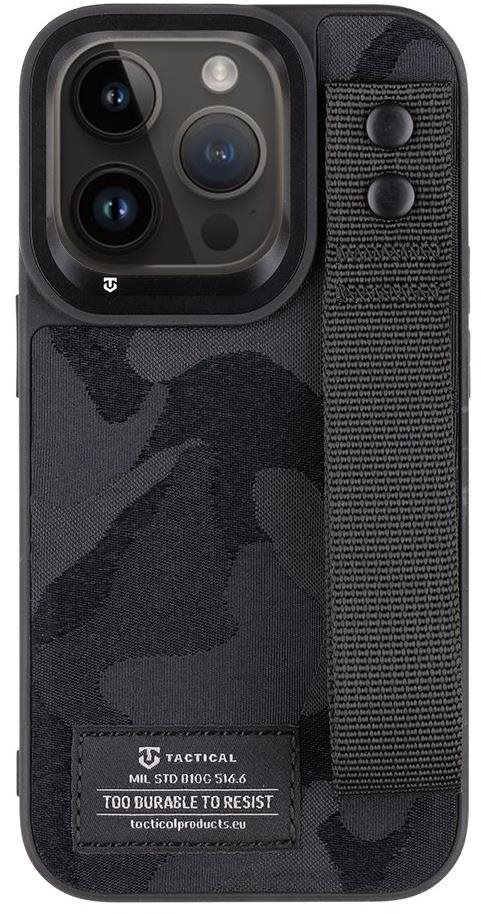 Telefon tok Tactical Camo Troop tok Apple iPhone 14 Pro Black készülékhez