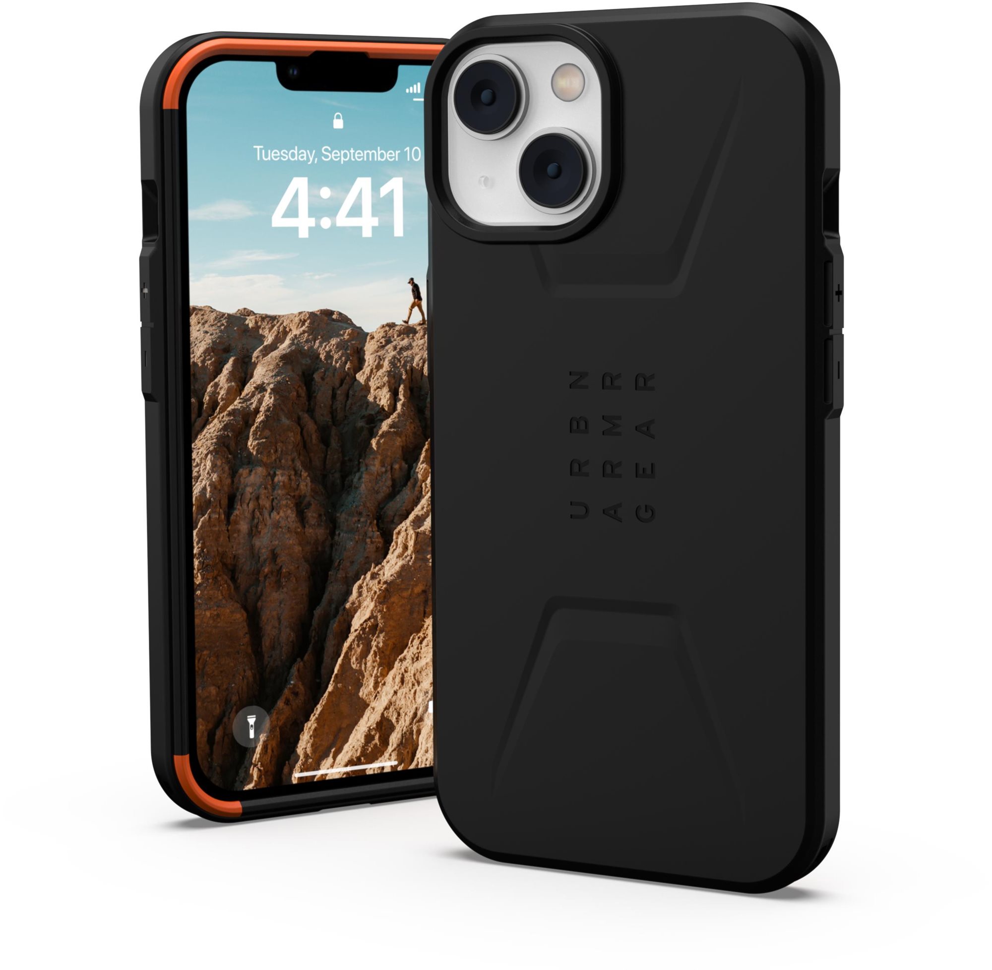 Telefon tok UAG Civilian MagSafe iPhone 14 fekete tok