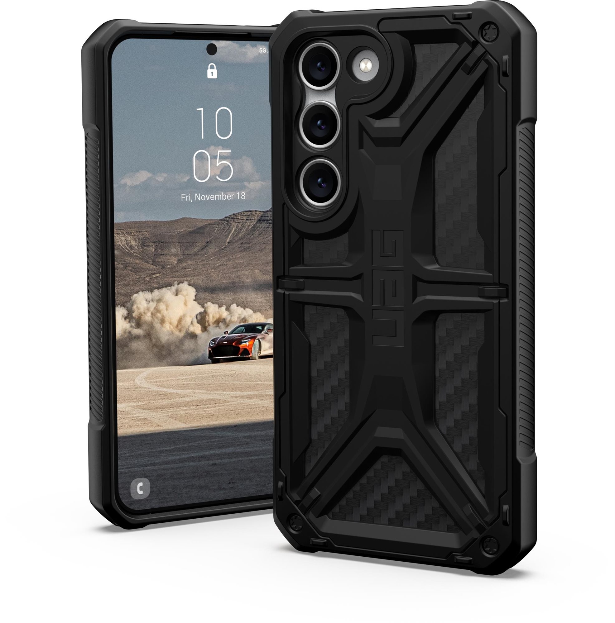 Telefon tok UAG Monarch Carbon Fiber Samsung Galaxy S23