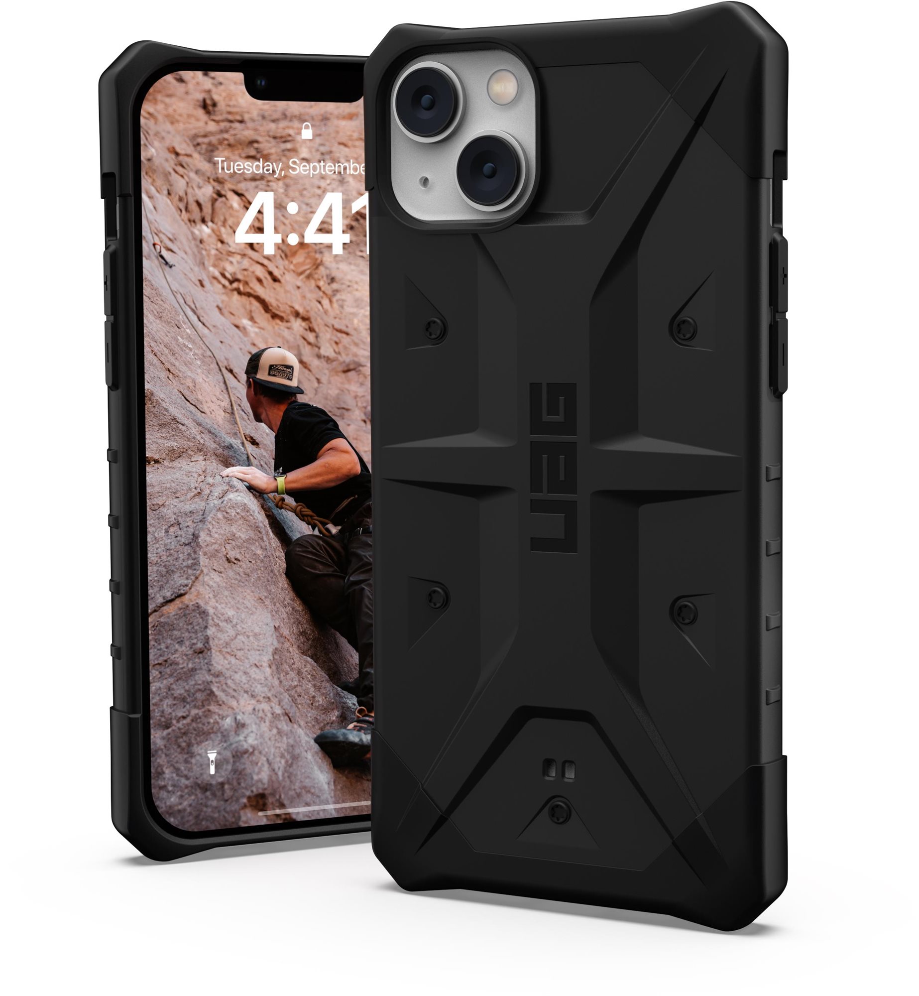 Telefon tok UAG Pathfinder iPhone 14 Max fekete tok