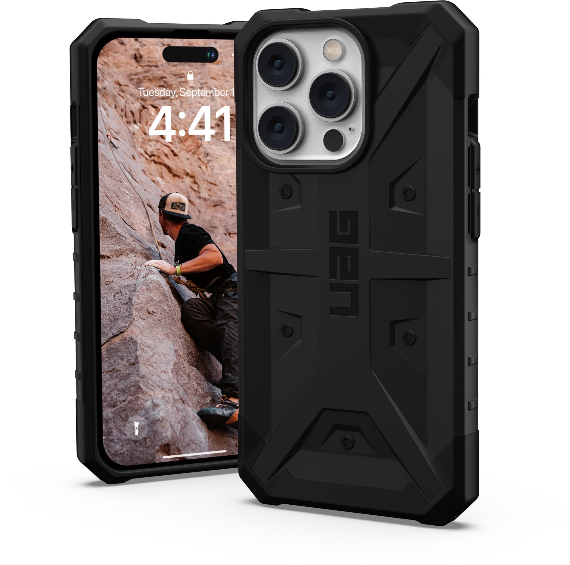 Telefon tok UAG Pathfinder iPhone 14 Pro fekete tok