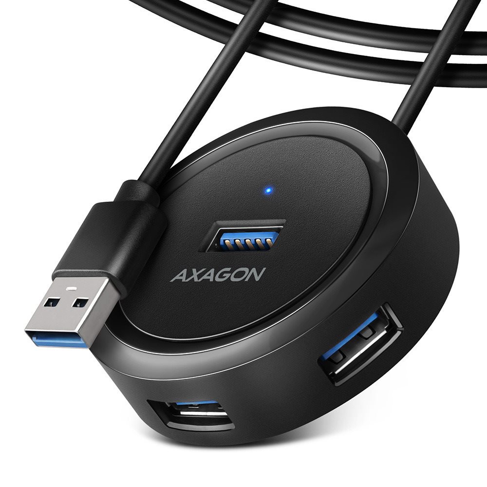 USB Hub AXAGON HUE-P1AL ROUND Hub